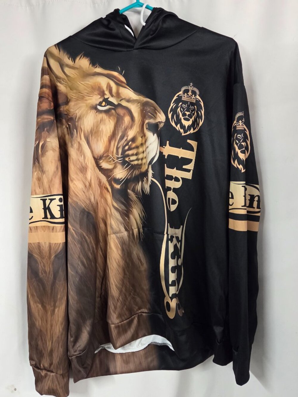 Lion The KIng Lion Hoodie Large Lion Graphic Men XXL